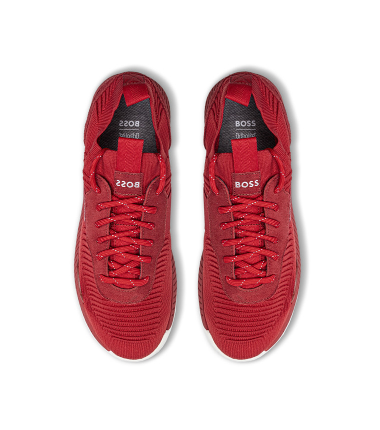 Sneakers Homme  Basket Hugo Boss Titanium Runn Rouge 50470596-10232616-623  à  199,00 € | LASTYLE
