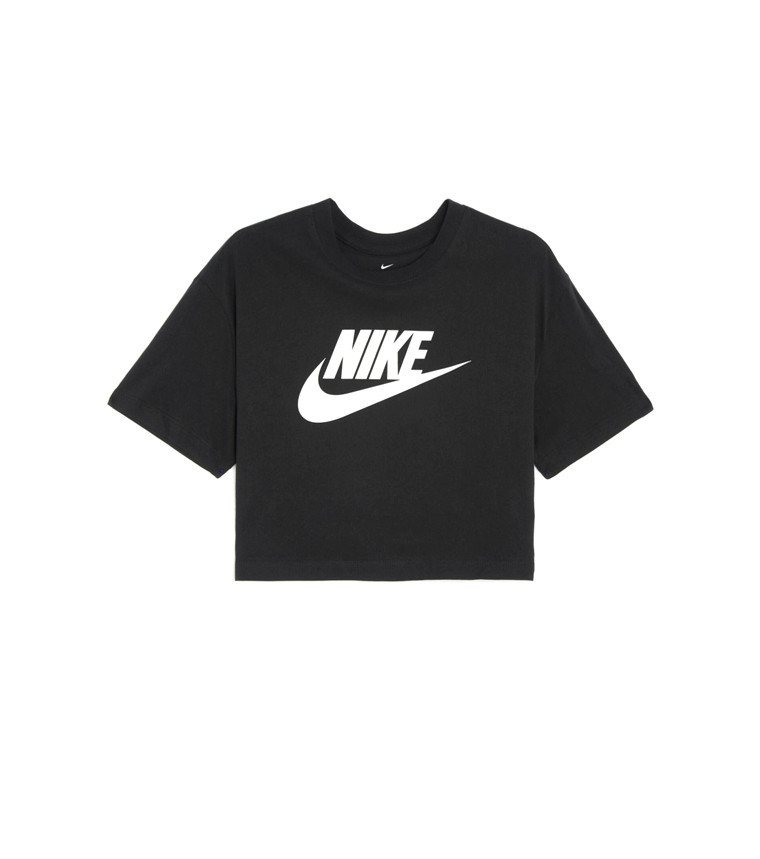 Fille  Nike Sportswear Essential Women's Cropped T-Shirt Noir BV6175-010  à  25,00 € | LASTYLE