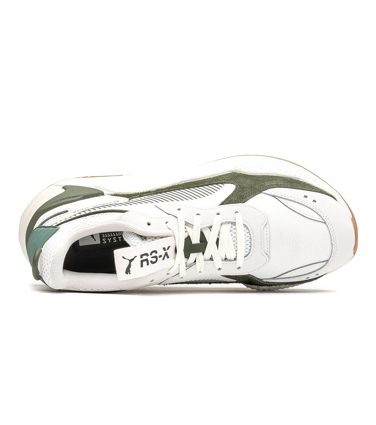 Sneakers Homme  Baskets Puma RS-X Homme Suede Blanc Kaki 391176-06  à  110,00 € | LASTYLE